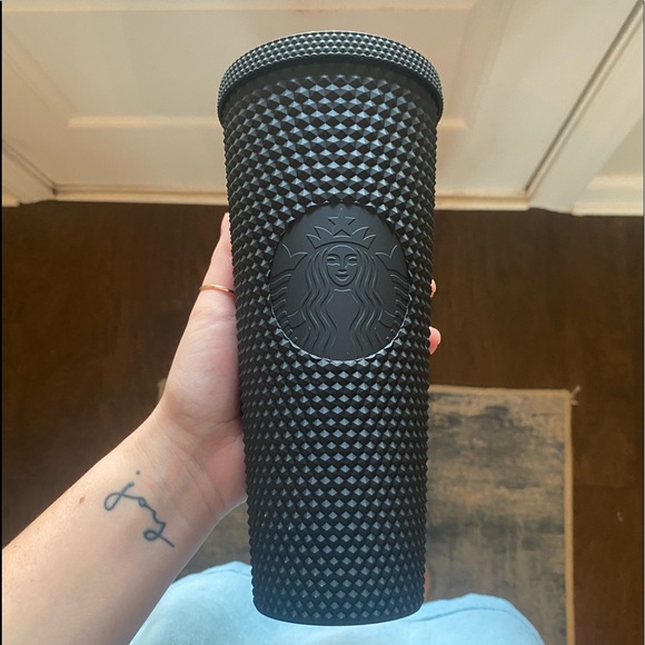 Starbucks black studded tumbler